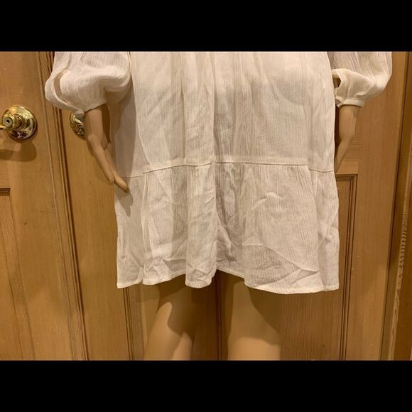 Knox Rose Boho Vanilla Long Sleeve Dress - Picture 7 of 7